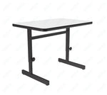 Correll Rectangular Adjustable Height Deluxe High - Pressure Top Computer/Student Desks 24