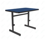 Correll Rectangular Adjustable Height Deluxe High - Pressure Top Computer/Student Desks 24