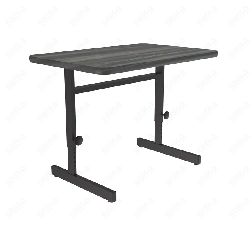 Correll Rectangular Adjustable Height Deluxe High - Pressure Top Computer/Student Desks 24"W x 48"L x 21 - 29"H Adjustable Height (COR - CSA2448 - REC - XX) - SchoolOutlet
