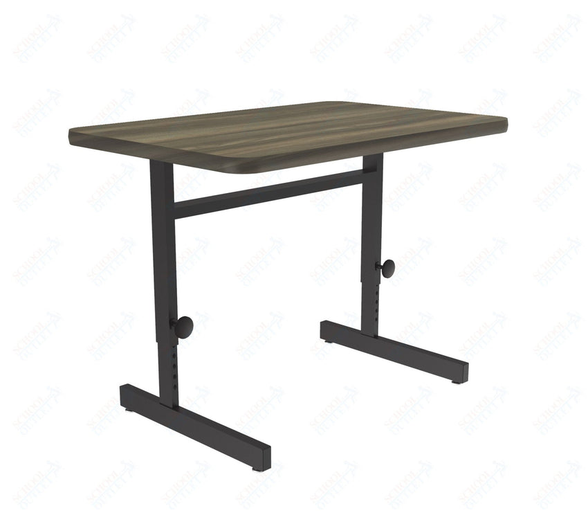 Correll Rectangular Adjustable Height Deluxe High - Pressure Top Computer/Student Desks 24"W x 48"L x 21 - 29"H Adjustable Height (COR - CSA2448 - REC - XX) - SchoolOutlet
