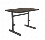 Correll Rectangular Adjustable Height Commercial Laminate Top Computer/Student Desks 24