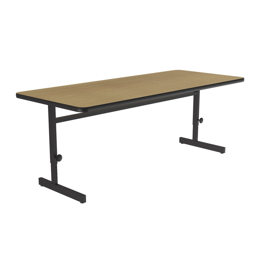 Correll Rectangular Adjustable Height Deluxe High - Pressure Top Computer/Student Desks 30"W x 60"L x 21 - 29"H Adjustable Height (COR - CSA3060 - REC - XX) - SchoolOutlet
