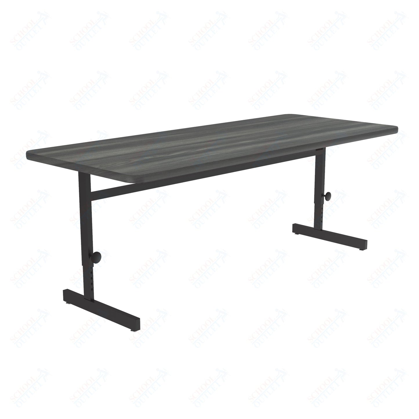 Correll Rectangular Adjustable Height Deluxe High - Pressure Top Computer/Student Desks 30"W x 60"L x 21 - 29"H Adjustable Height (COR - CSA3060 - REC - XX) - SchoolOutlet