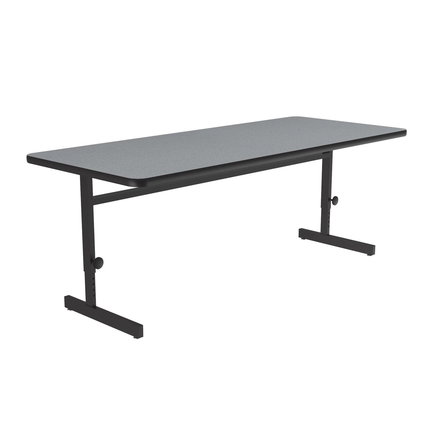 Correll Rectangular Adjustable Height Commercial Laminate Top Computer/Student Desks 30"W x 48"L x 21 - 29"H Adjustable Height (COR - CSA3060TF - REC - XX) - SchoolOutlet