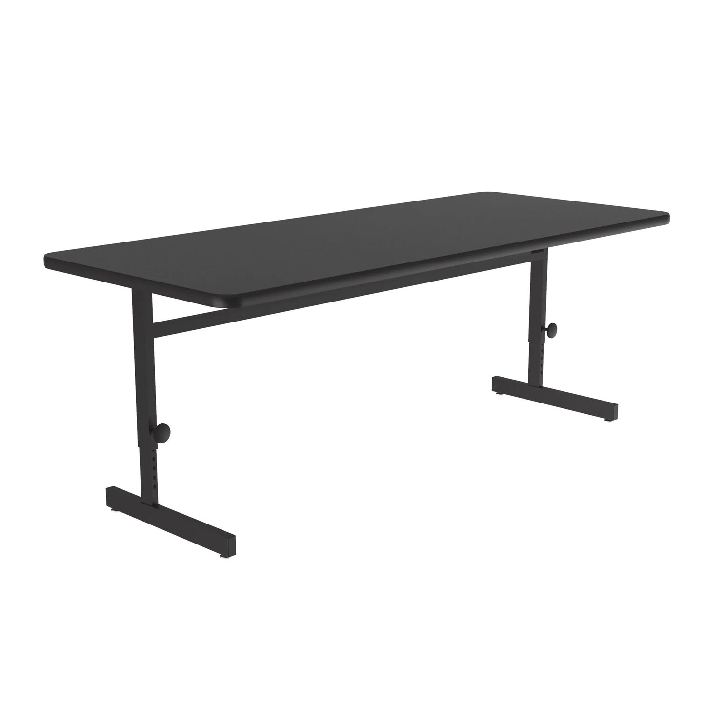 Correll Rectangular Adjustable Height Commercial Laminate Top Computer/Student Desks 30"W x 48"L x 21 - 29"H Adjustable Height (COR - CSA3060TF - REC - XX) - SchoolOutlet