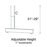 Correll Trapezoid Adjustable Height Commercial Laminate Top, Trapezoid, Computer/Student Desks 30