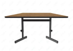 Correll Trapezoid Adjustable Height Commercial Laminate Top, Trapezoid, Computer/Student Desks 30