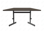Correll Trapezoid Adjustable Height Deluxe High - Pressure Top, Trapezoid, Computer/Student Desks 30