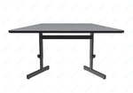 Correll Trapezoid Adjustable Height Deluxe High - Pressure Top, Trapezoid, Computer/Student Desks 30