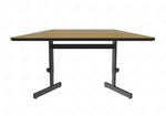 Correll Trapezoid Adjustable Height Deluxe High - Pressure Top, Trapezoid, Computer/Student Desks 30