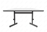 Correll Trapezoid Adjustable Height Deluxe High - Pressure Top, Trapezoid, Computer/Student Desks 30