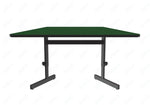 Correll Trapezoid Adjustable Height Deluxe High - Pressure Top, Trapezoid, Computer/Student Desks 30