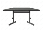 Correll Trapezoid Adjustable Height Deluxe High - Pressure Top, Trapezoid, Computer/Student Desks 30