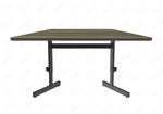 Correll Trapezoid Adjustable Height Deluxe High - Pressure Top, Trapezoid, Computer/Student Desks 30