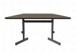 Correll Trapezoid Adjustable Height Deluxe High - Pressure Top, Trapezoid, Computer/Student Desks 30