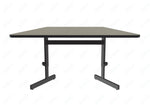 Correll Trapezoid Adjustable Height Deluxe High - Pressure Top, Trapezoid, Computer/Student Desks 30