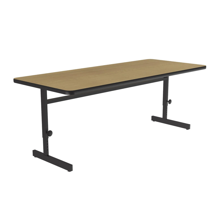 Correll Rectangular Adjustable Height Deluxe High - Pressure Top Computer/Student Desks 30"W x 72"L x 21 - 29"H Adjustable Height (COR - CSA3072 - REC - XX) - SchoolOutlet