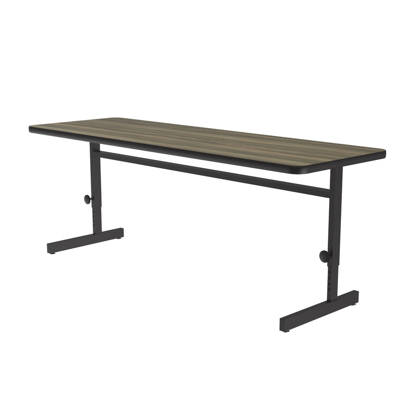Correll Rectangular Adjustable Height Deluxe High - Pressure Top Computer/Student Desks 30"W x 72"L x 21 - 29"H Adjustable Height (COR - CSA3072 - REC - XX) - SchoolOutlet