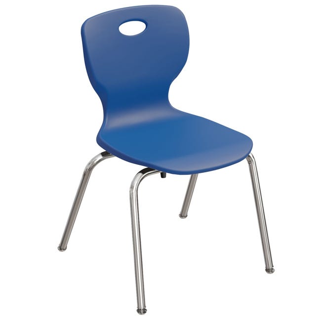Correll - Classic Stacking Student Chair - 16" H - Set of 4 (CSCHR16 - XX) - SchoolOutlet