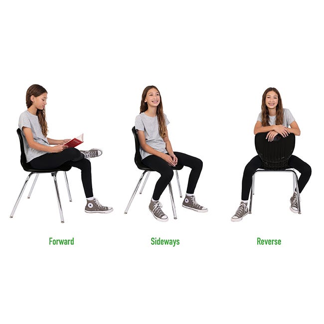 Correll - Classic Stacking Student Chair - 16" H - Set of 4 (CSCHR16 - XX) - SchoolOutlet