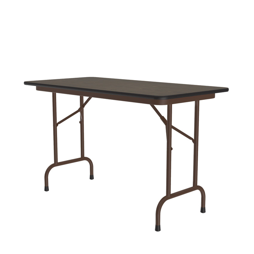 Correll Deluxe High Pressure Laminate Rectangle Fixed Height Folding Table with Solid Plywood Core 24"W x 48"L x 29"H (PC2448P - XX) - SchoolOutlet
