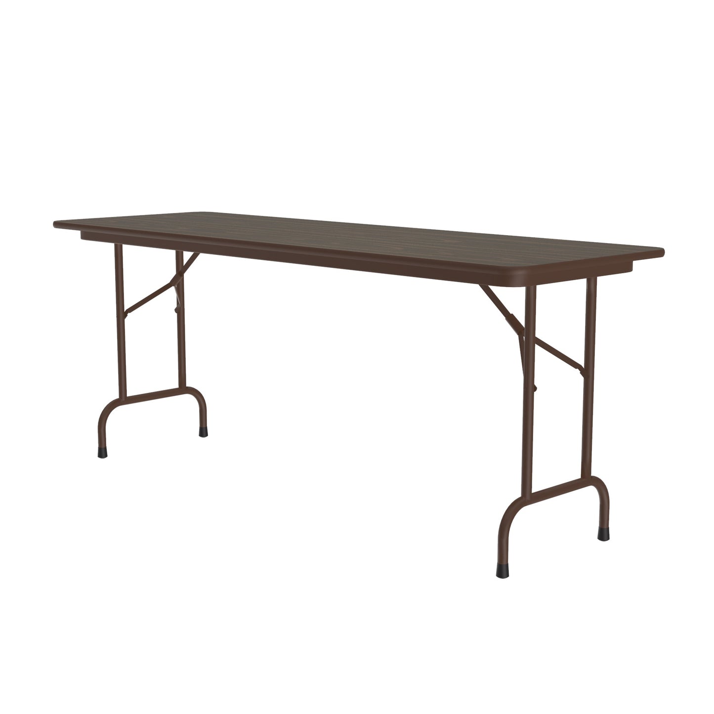 Correll Deluxe High Pressure Laminate Rectangle Fixed Height Folding Table with Solid Plywood Core 24"W x 96"L x 29"H (PC2496P - XX) - SchoolOutlet