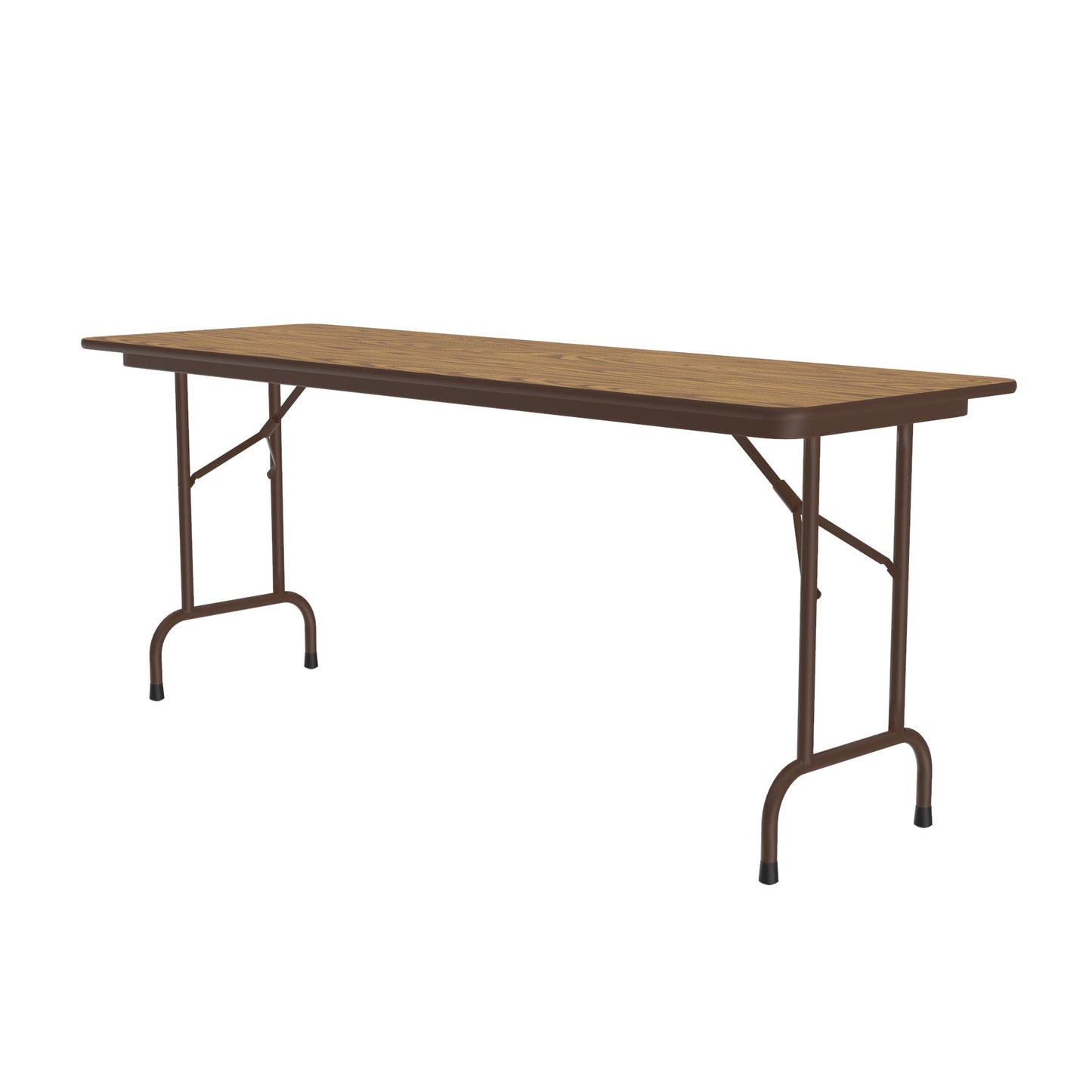 Correll Deluxe High Pressure Laminate Rectangle Fixed Height Folding Table with Solid Plywood Core 24"W x 96"L x 29"H (PC2496P - XX) - SchoolOutlet