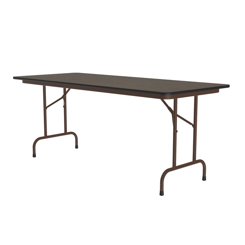 Correll Deluxe High Pressure Laminate Rectangle Fixed Height Folding Table with Solid Plywood Core 30"W x 96"L x 29"H (PC3096P - XX) - SchoolOutlet