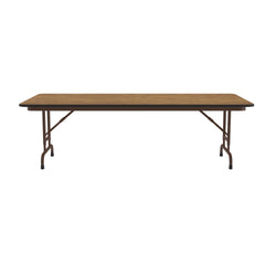 Correll High Pressure Laminate Rectangle Folding Table with Solid Plywood Core with Adjustable Height 30"W x 60"L x 22"-32"H (PCA3060P-XX)