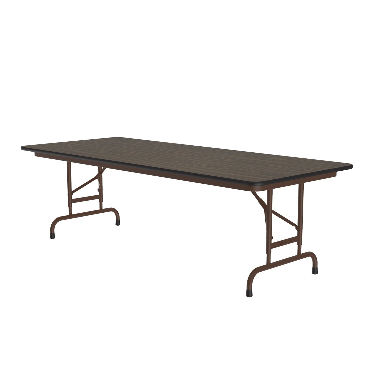Correll High Pressure Laminate Rectangle Folding Table with Solid Plywood Core with Adjustable Height 30"W x 72"L x 22" - 32"H (PCA3072P - XX) - SchoolOutlet