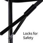 Correll High Pressure Laminate Rectangle Folding Table with Solid Plywood Core with Adjustable Height 36