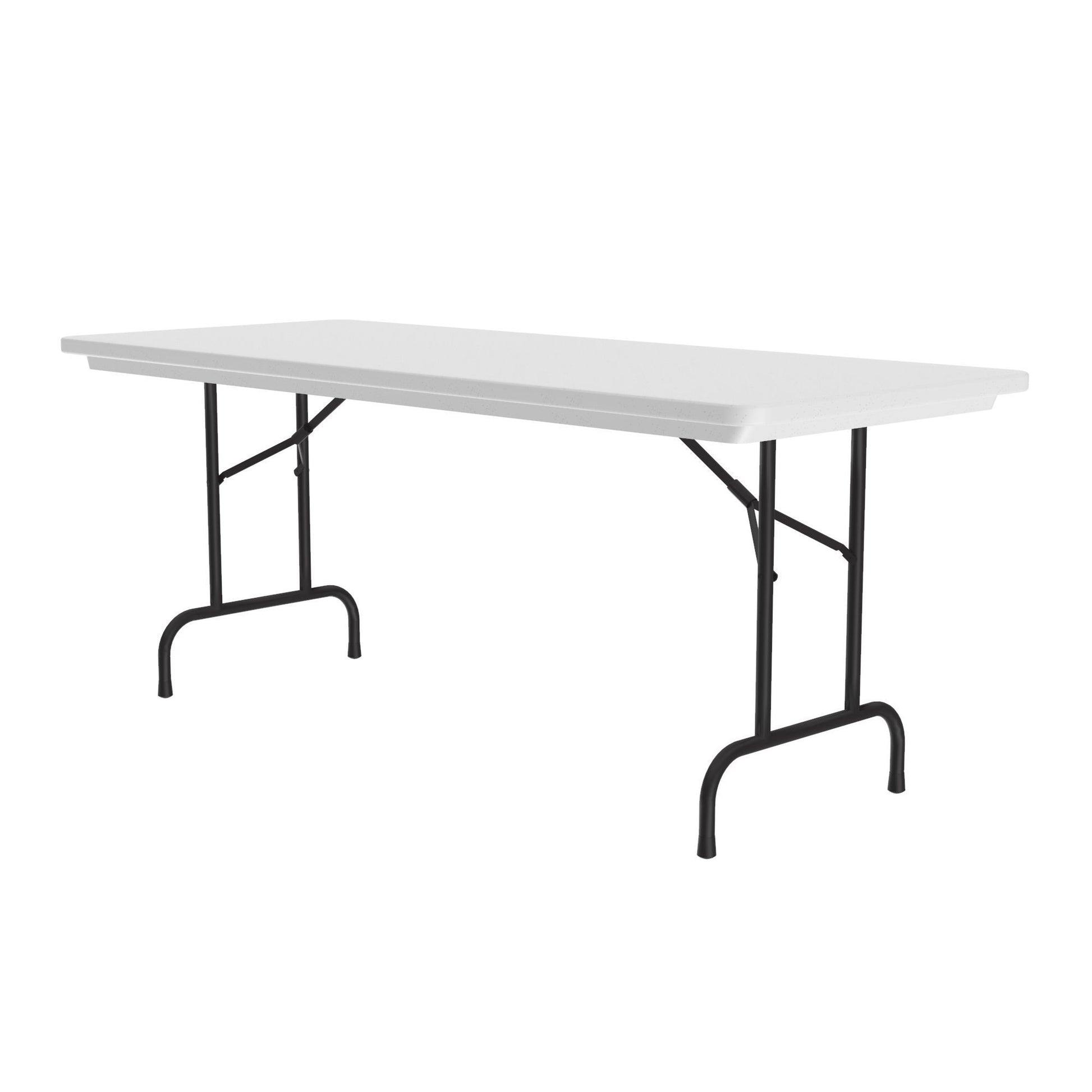Correll - Commercial Blow - Molded Plastic Folding Table 30" W x 72" L x 29" H (R3072 - XX) - SchoolOutlet