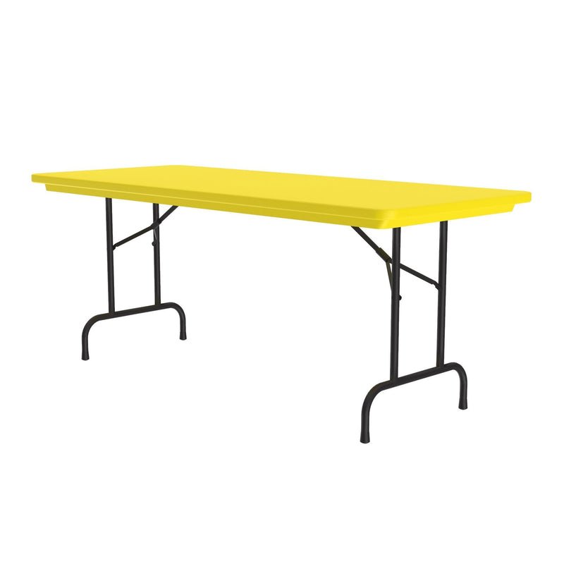 Correll - Commercial Blow - Molded Plastic Folding Table 30" W x 72" L x 29" H (R3072 - XX) - SchoolOutlet