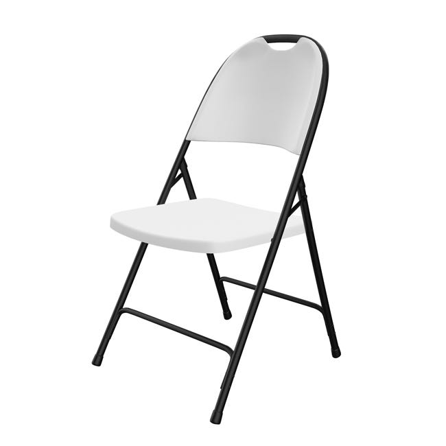 Correll - Plastic Resin Folding Table & 8 Chairs Package - 29" H x 30'' W x 72" L - Rectangle (R3072 - 8RC350 - XX) - SchoolOutlet