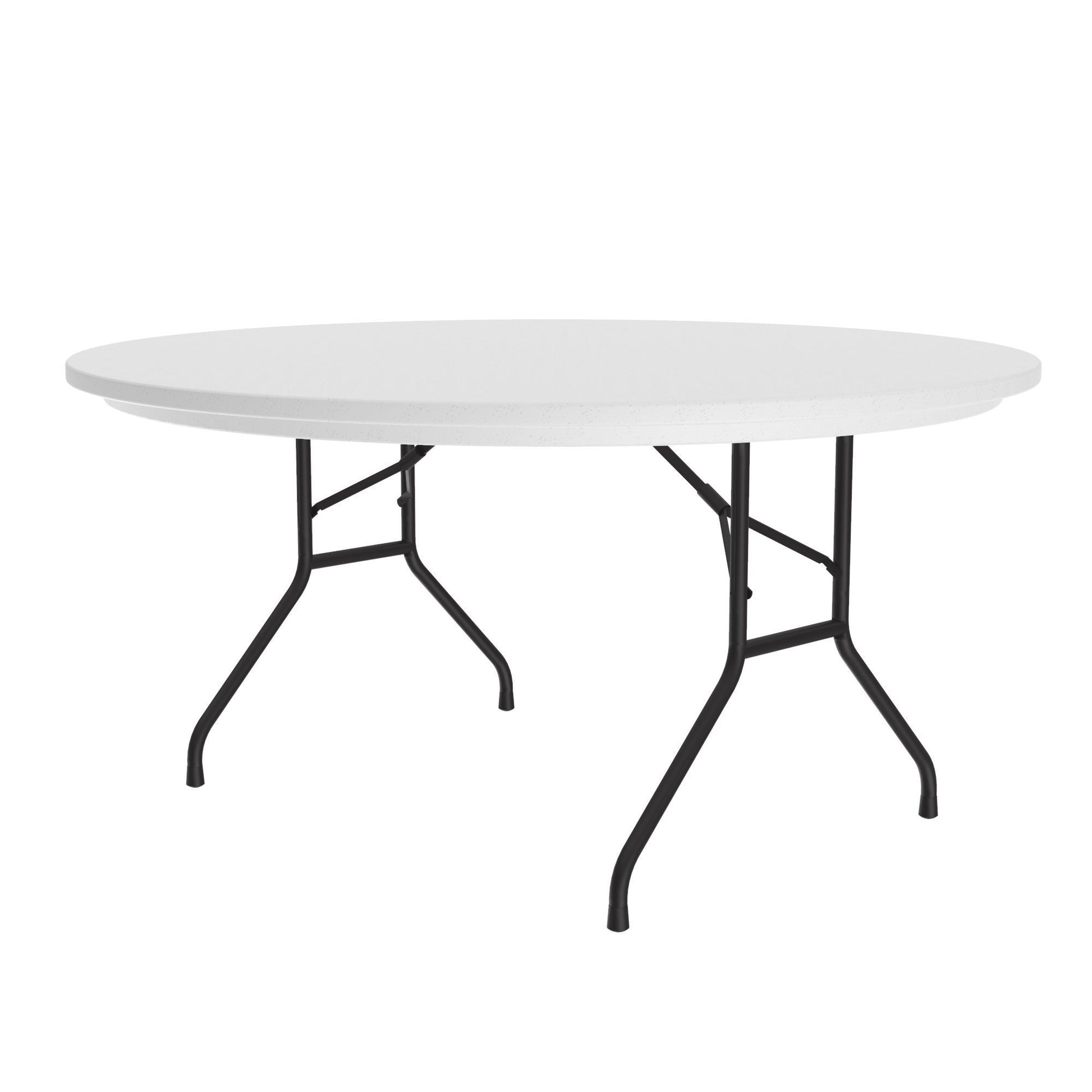 Correll - Commercial Blow - Molded Plastic Folding Round Table - 60" Dia x 29" H (R60 - XX) - SchoolOutlet