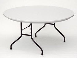 Correll Tamper-Resistant Commercial Blow-Molded Plastic Folding Tables 60" Round (RX60-XX)
