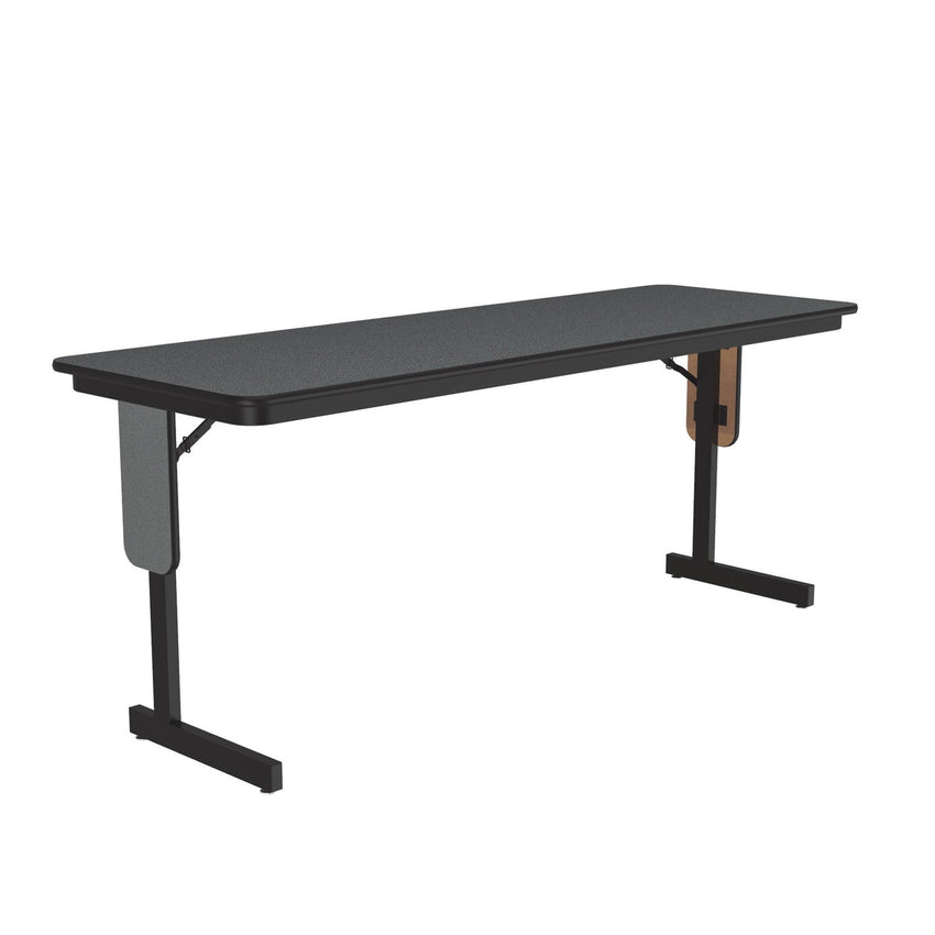 Correll Deluxe High Pressure Laminate Panel Leg Folding Seminar Table 24"W x 60"L x 29"H (SP2460PX - XX) - SchoolOutlet