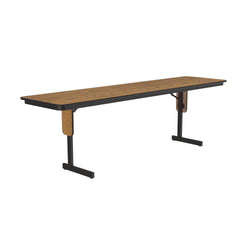 Correll Commercial Laminate Folding Seminar Table with Panel Leg 24"W x 72"L x 29"H (COR-SP2472TF-XX)