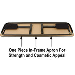 Correll Deluxe High Pressure Laminate Panel Leg Folding Seminar Table with Adjustable Legs 24