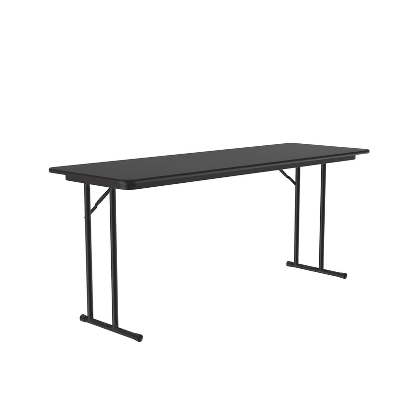 Correll Thermal Fused Laminate Off Set Leg Folding Seminar Table 18"W x 72"L x 29"H (ST1872TF - XX) - SchoolOutlet