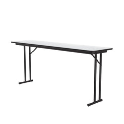 Correll Markerboard-Dry Erase High Pressure Folding Seminar Table with Off-Set Leg 24"W x 60"L x 29"H (ST2460DE-80)