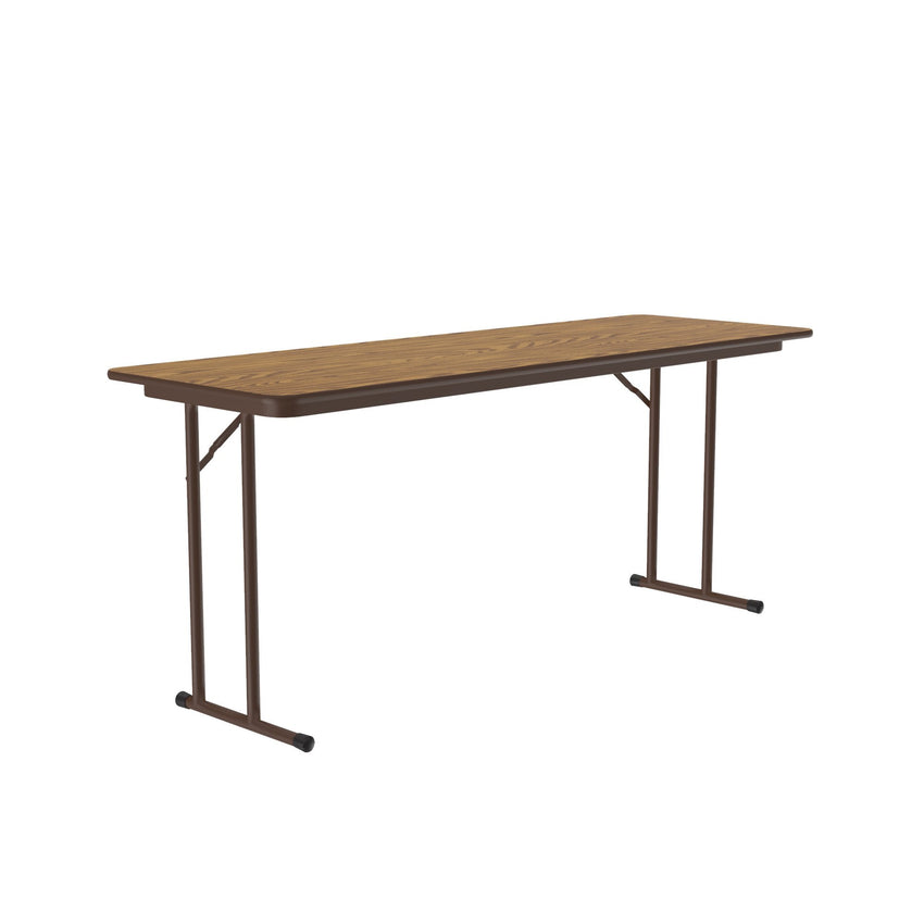 Correll Thermal Fused Laminate Off Set Leg Folding Seminar Table 24"W x 60"L x 29"H (ST2460TF - XX) - SchoolOutlet