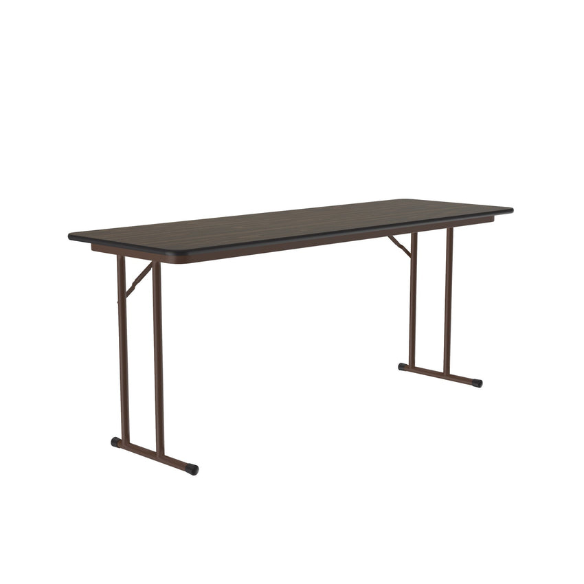 Correll Thermal Fused Laminate Off Set Leg Folding Seminar Table 24"W x 72"L x 29"H (ST2472TF - XX) - SchoolOutlet