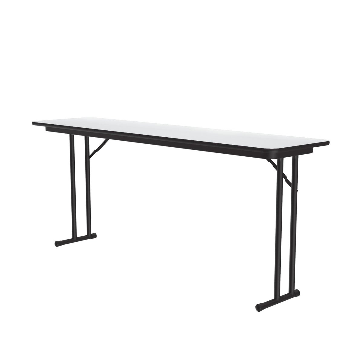 Correll Markerboard - Dry Erase High Pressure Folding Seminar Table with Off - Set Leg 24"W x 96"L x 29"H (ST2496DE - 80) - SchoolOutlet