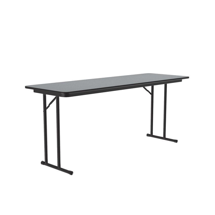 Correll Thermal Fused Laminate Off Set Leg Folding Seminar Table 24"W x 96"L x 29"H (ST2496TF - XX) - SchoolOutlet