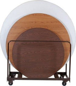 Correll - Edge Stacking Round Table Truck - 28" W x 48" L (T4896U-01)