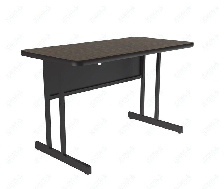 Correll Rectangular Desk Height Commercial Laminate Top Computer/Student Desks 24"W x 36"L x 29"H (COR - WS2436TF - REC - XX) - SchoolOutlet