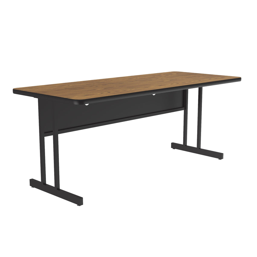 Correll Rectangular Desk Height Commercial Laminate Top Computer/Student Desks 24"W x 36"L x 29"H (COR - WS2436TF - REC - XX) - SchoolOutlet