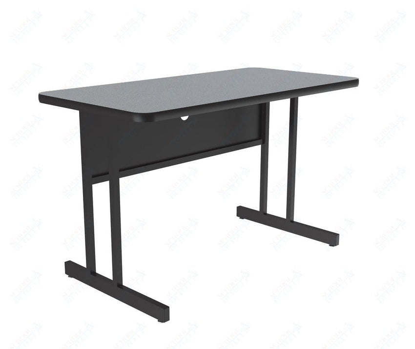 Correll Rectangular Desk Height Commercial Laminate Top Computer/Student Desks 24"W x 36"L x 29"H (COR - WS2436TF - REC - XX) - SchoolOutlet