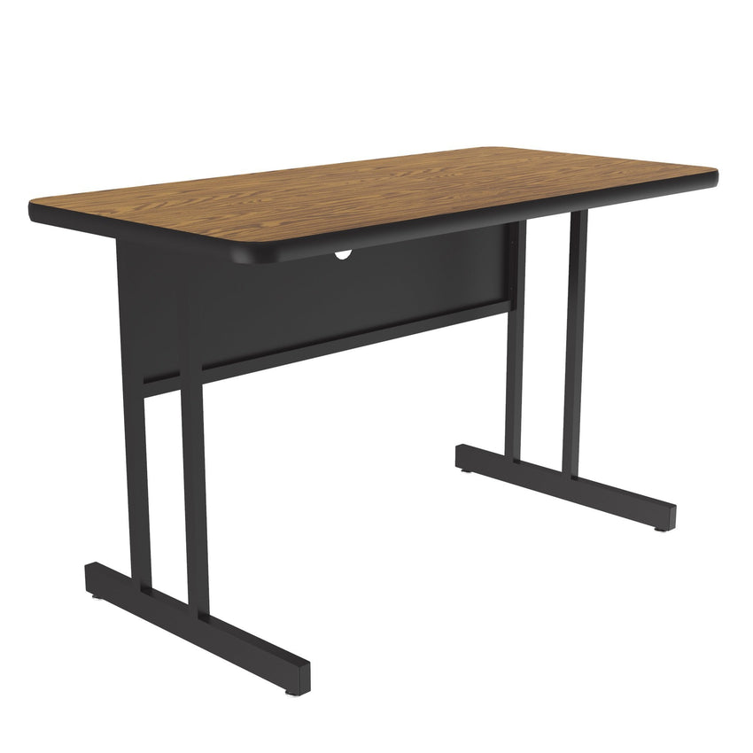 Correll Correll High - Pressure Laminate Desk Height Workstation & Student Desk 24"W x 48"L x 29"H (WS2448 - XX) - SchoolOutlet